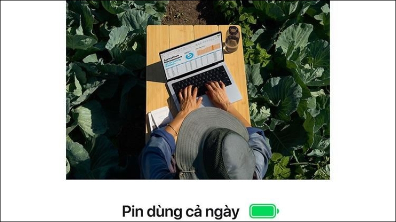 Thời lượng pin lên đến 24 giờ