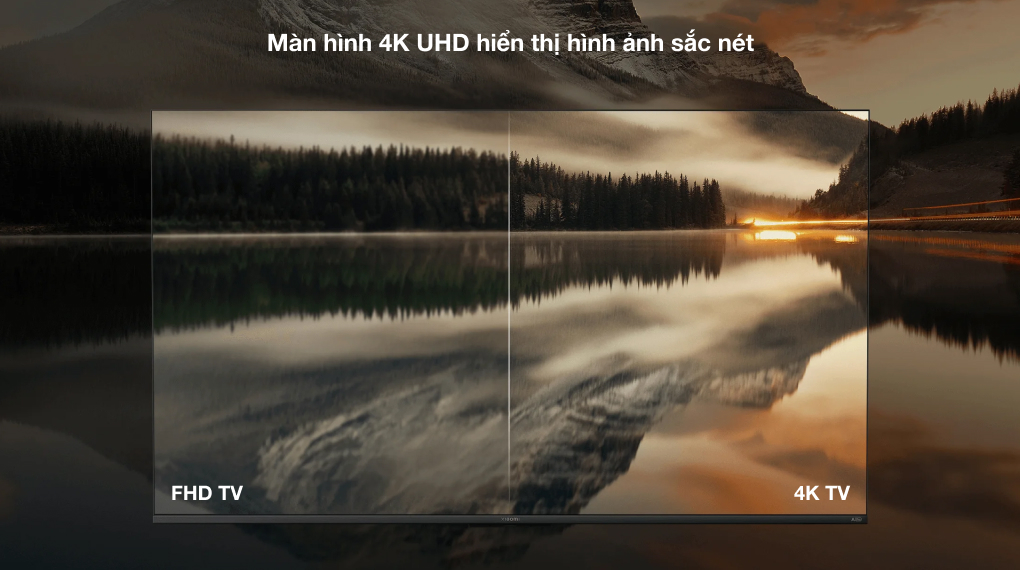 Google Tivi QLED Xiaomi A Pro 4K 43 inch L43MA-SSEA 2025 Độ phân giải 4K UHD cho hình ảnh hiển thị sắc nét, sinh động
