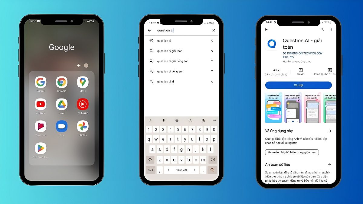 Cách sử dụng Question AI  trên điện thoại Android