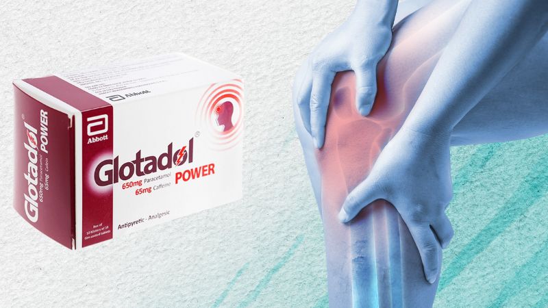 Glotadol power có tác dụng giảm các cơn đau xương khớp mức độ nặng
