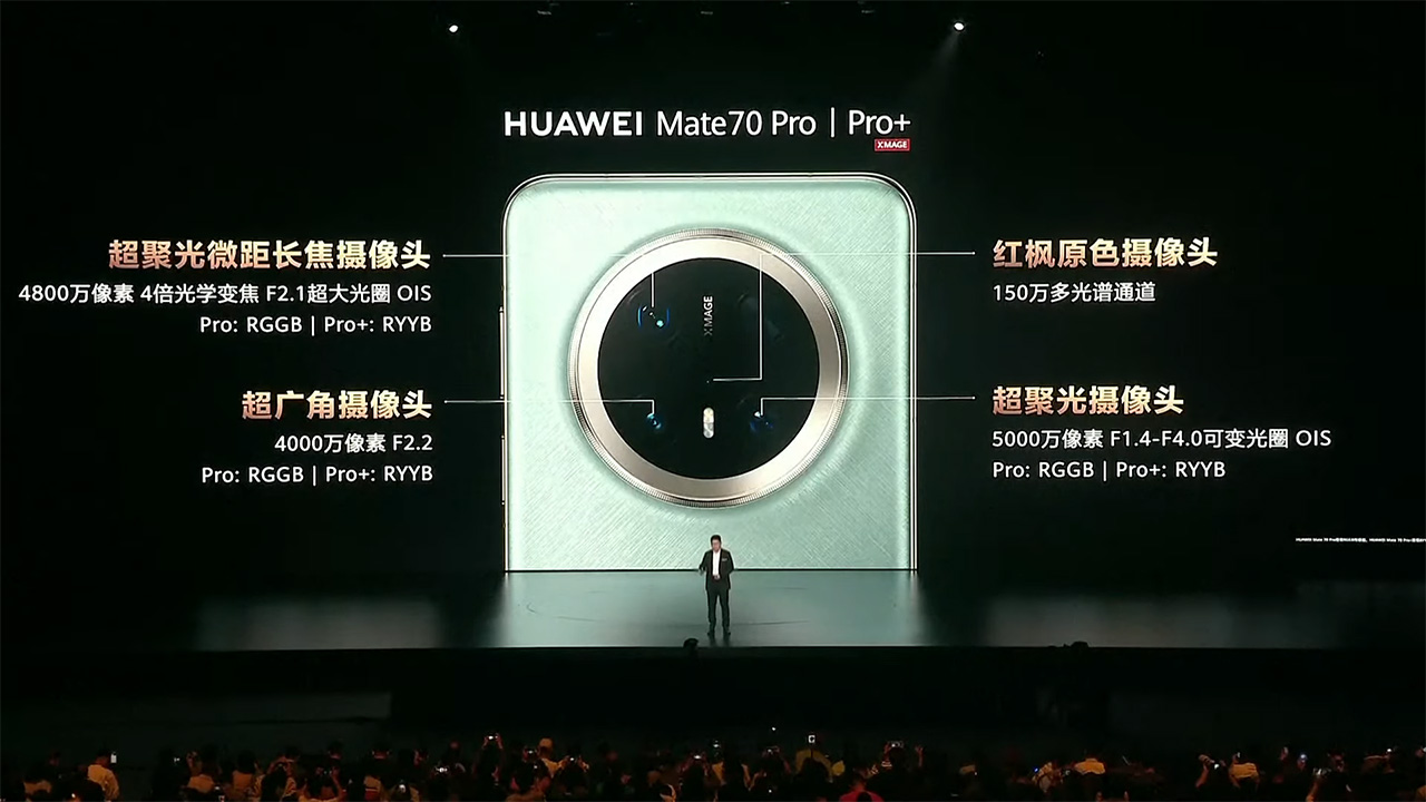 Thông số camera của Huawei Mate 70 Pro và Mate 70 Pro Plus