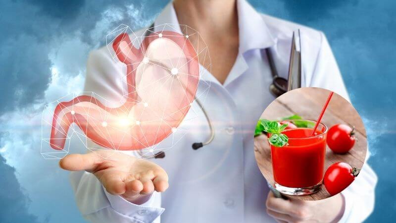Nước ép cà chua có lợi cho hệ vi sinh đường ruột