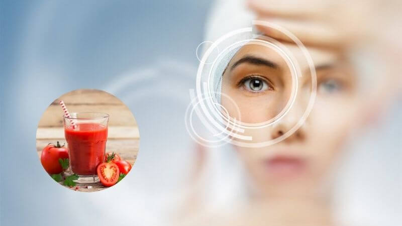 Cà chua chứa lycopene, lutein, zeaxanthin, beta carotene giúp bảo vệ tế bào mắt chống lại tổn thương do tia UV và ngăn chặn tiến triển của bệnh đục thủy tinh thể