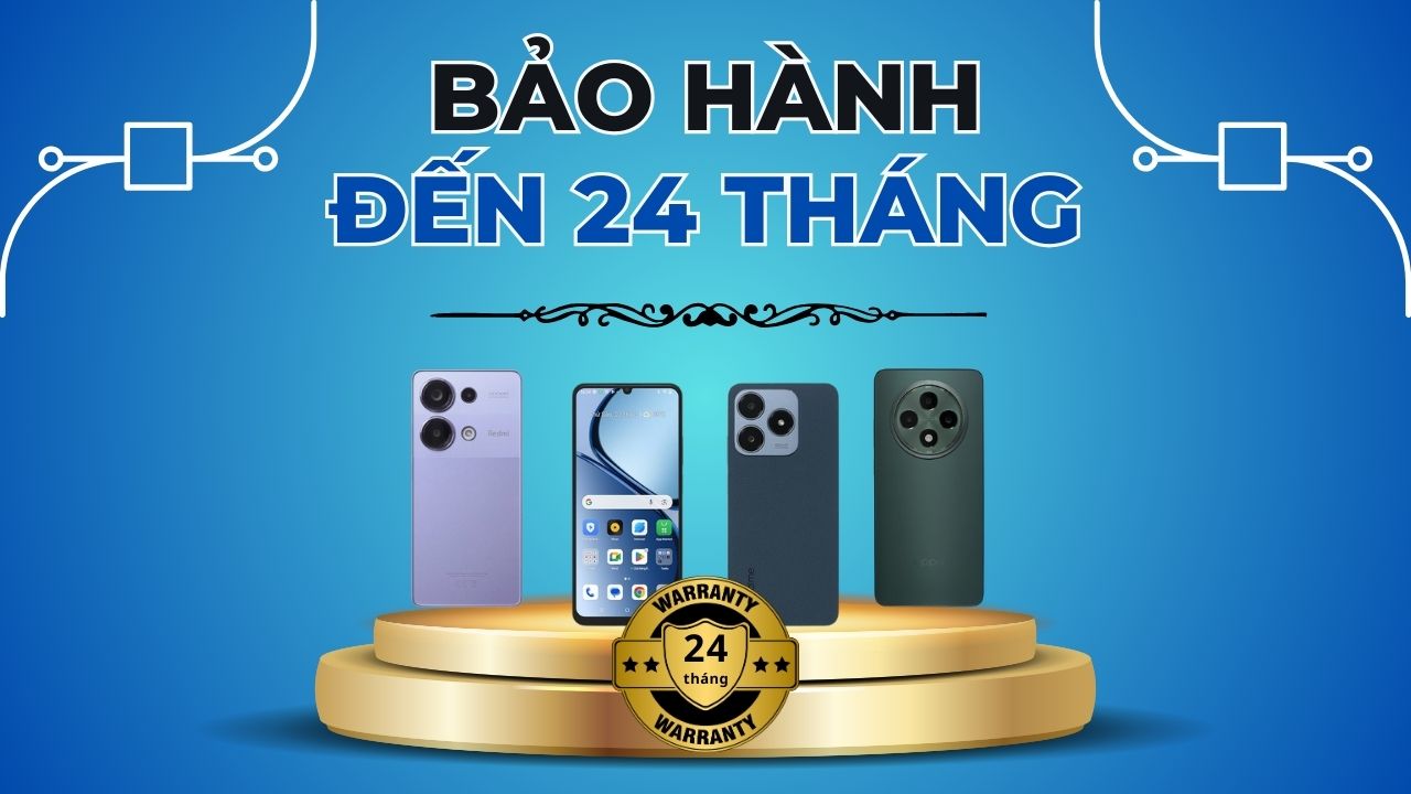 Tặng gói bảo hành mở rộng cho 3 chiếc điện thoại này, tặng thời gian bảo hành đến 24 tháng tại TGDĐ