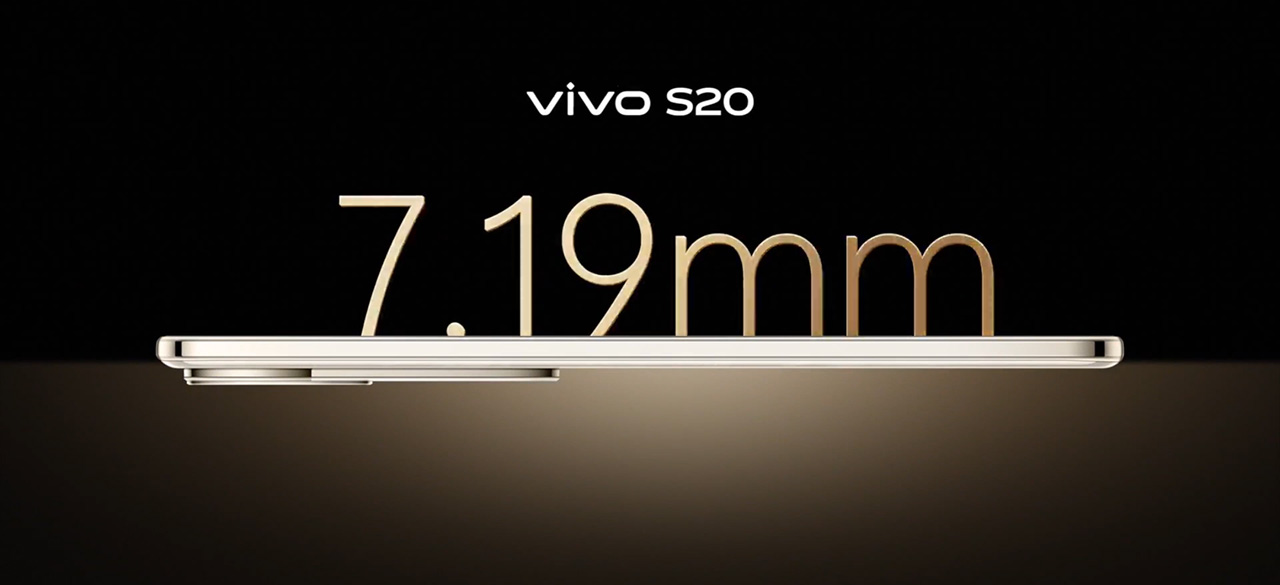 vivo S20 có thiết kế siêu mỏng