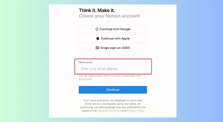 Bạn tiến hành nhập tài khoản email của mình vào để đăng ký sử dụng Bạn tiến hành nhập tài khoản email của mình vào để đăng ký sử dụng