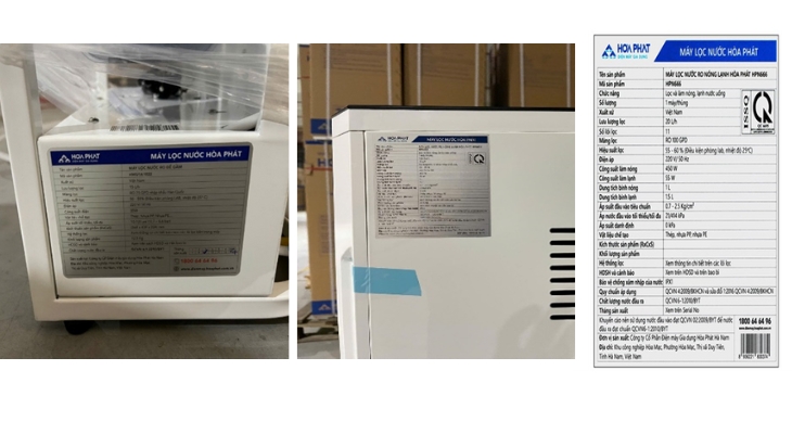 Hòa Phát- Bên hông sản phẩm