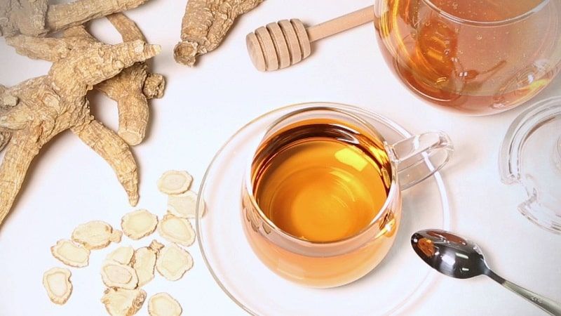 Trà sâm ngọc linh có thể pha lại nhiều lần đến khi vị nhạt dần