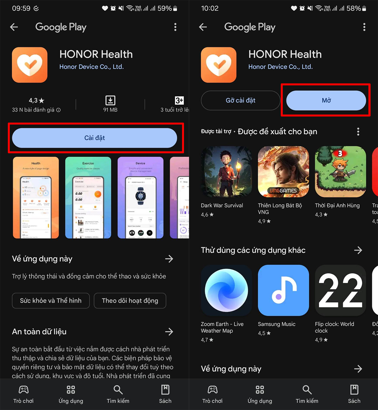 Cách sử dụng ứng dụng HONOR Health Cách sử dụng ứng dụng HONOR Health