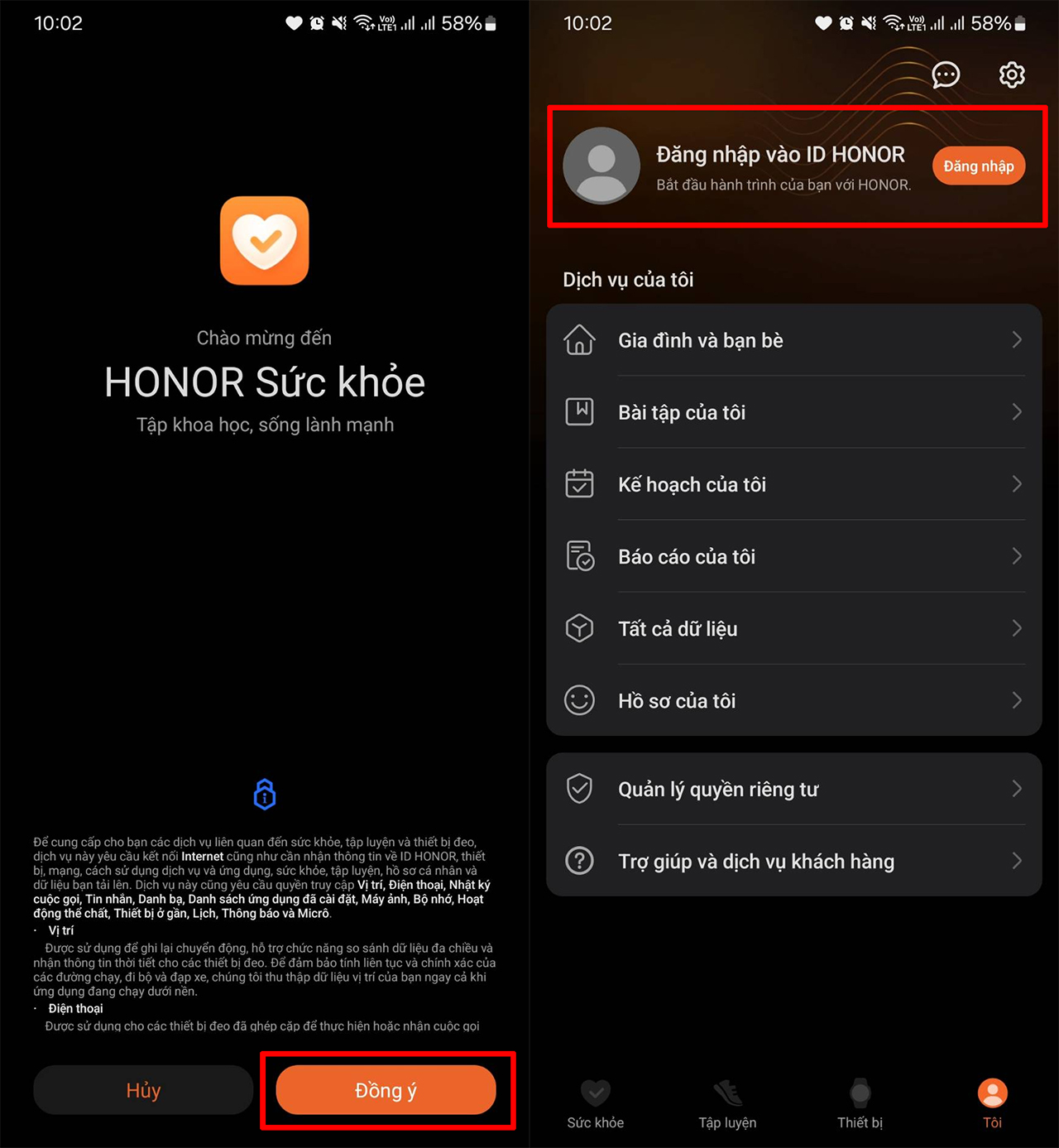 Cách sử dụng ứng dụng HONOR Health Cách sử dụng ứng dụng HONOR Health