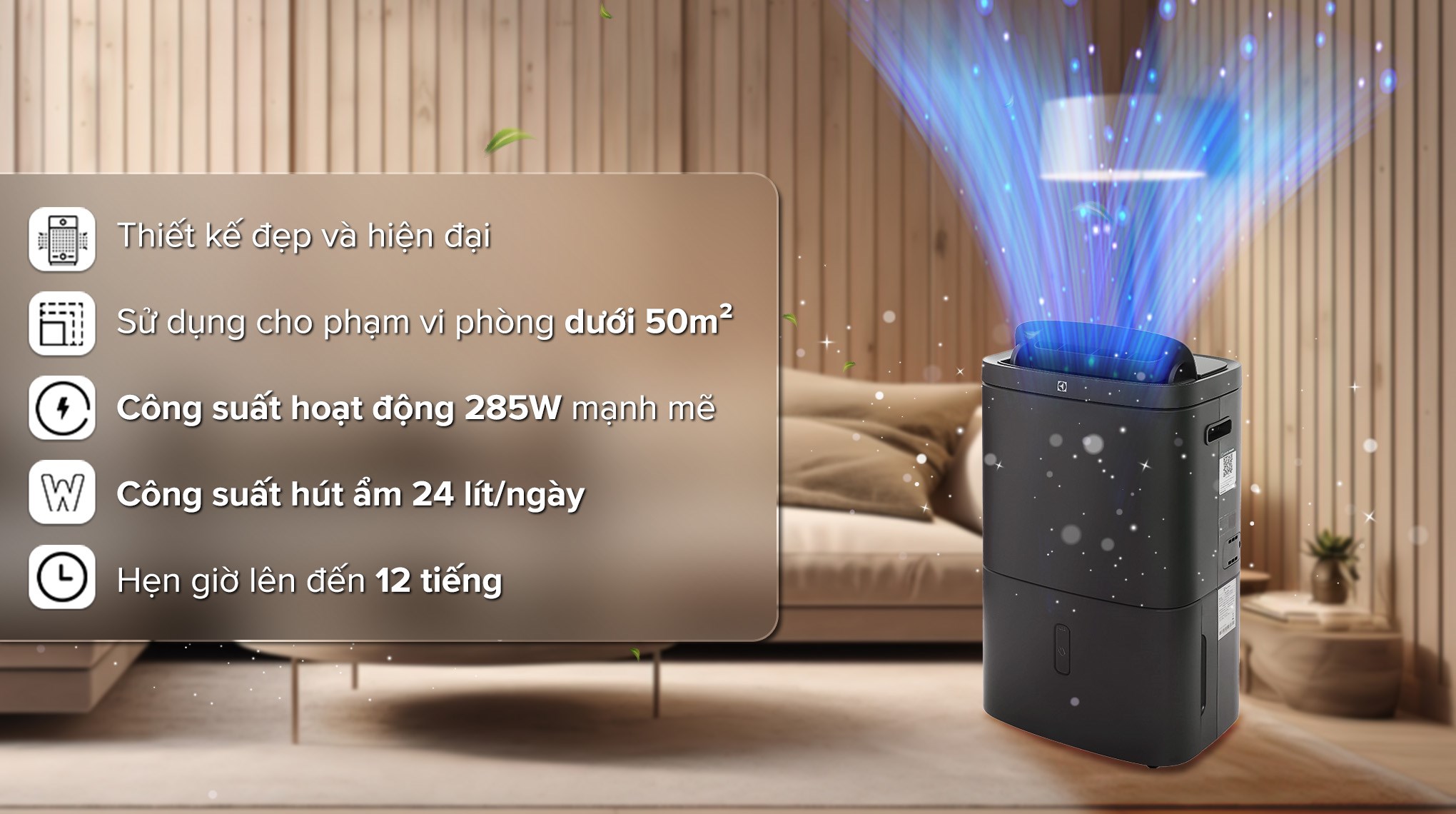 Máy hút ẩm Electrolux EDH12TRBD2 