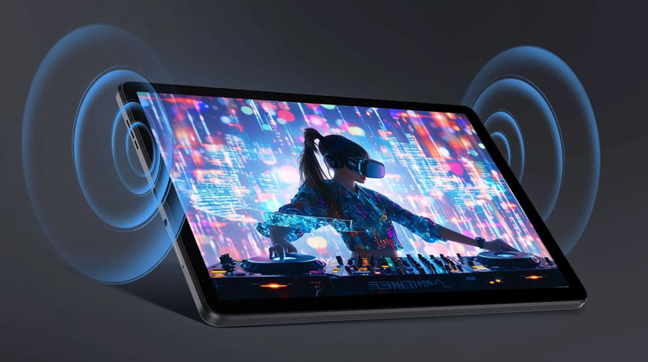Hệ thống loa kép nâng cao trải nghiệm giải trí trên TCL Tab 10L Gen 3 