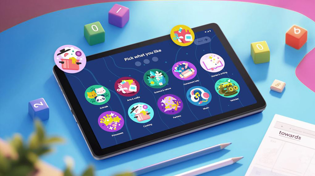 TCL Tab 10L Gen 3 được tích hợp nhiều tính năng giải trí và học tập dành cho trẻ