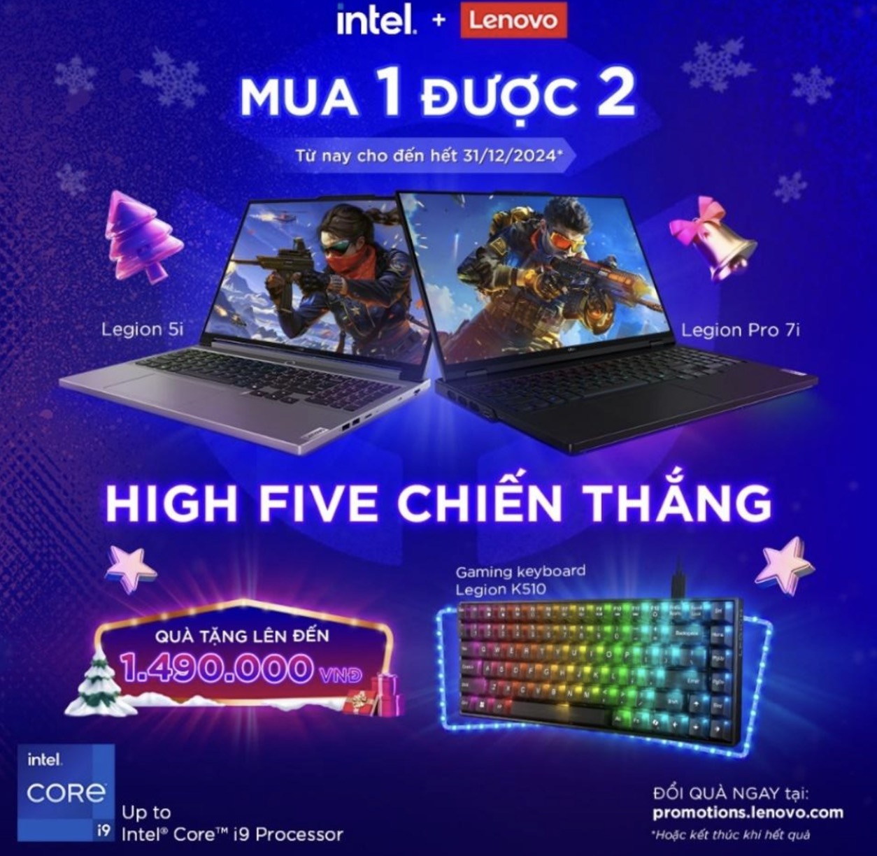 Mua 1 được 2: Sắm AI PC tại Thế Giới Di Động được tặng màn hình hoặc bàn phím cực giá trị