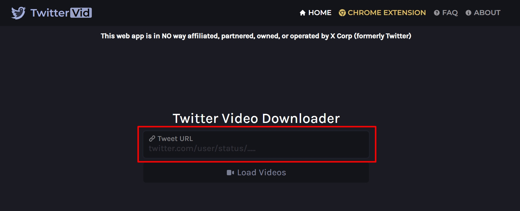 Dán link video cần tải