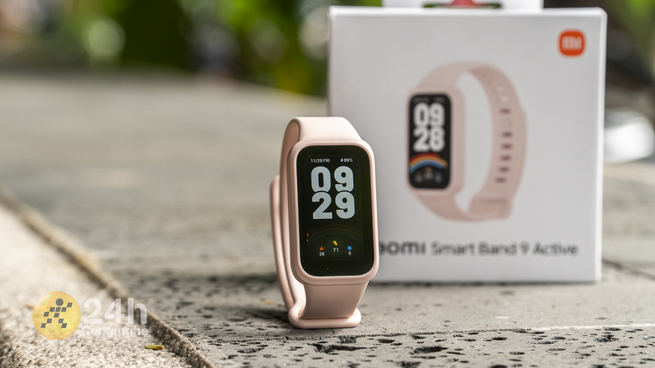 Với giá chỉ 590k, vòng đeo tay thông minh Xiaomi Smart Band 9 Active có gì hot?