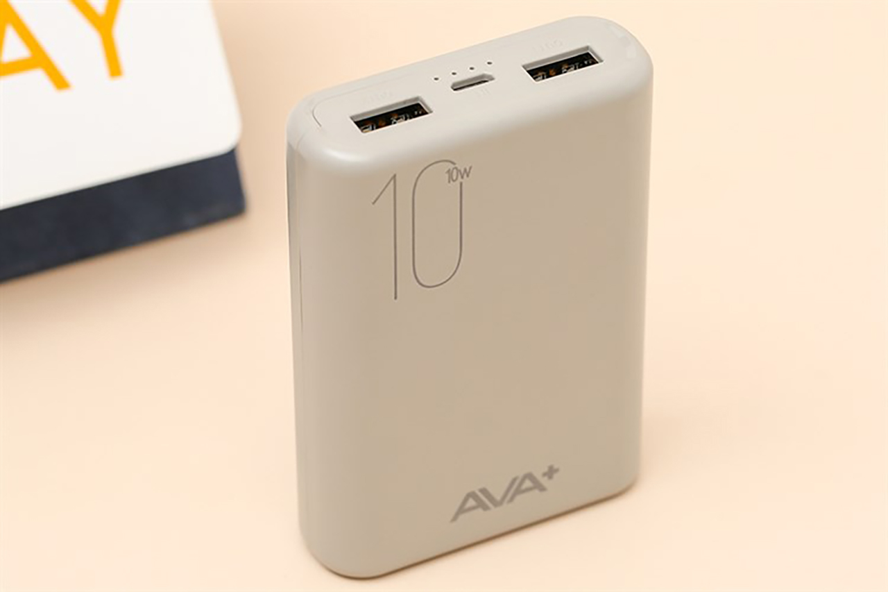 Pin sạc dự phòng Polymer 10.000 mAh 12W AVA+ PJ JP192