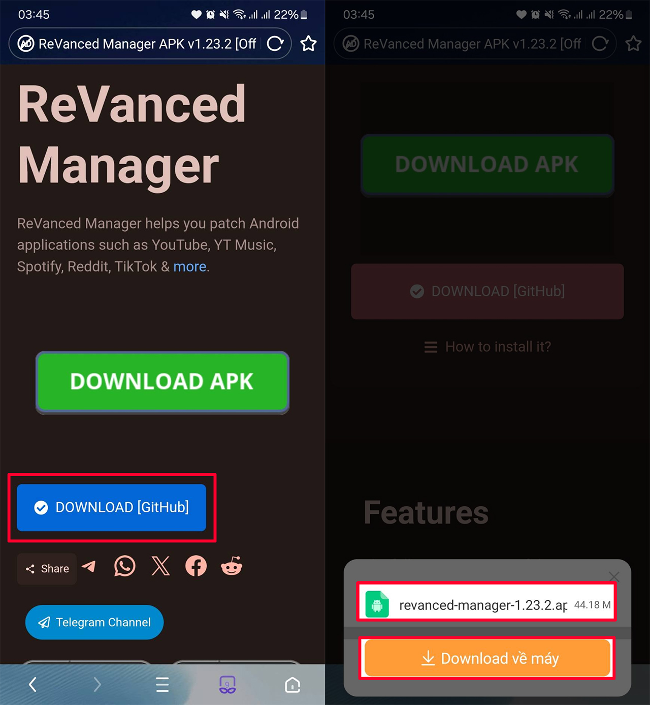 Cách tải YouTube Revanced 19.46.41 Cách tải YouTube Revanced 19.46.41