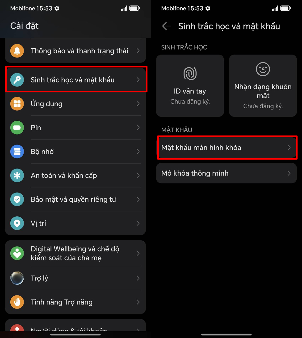 Cách cài mật khẩu trên HONOR Magic V3