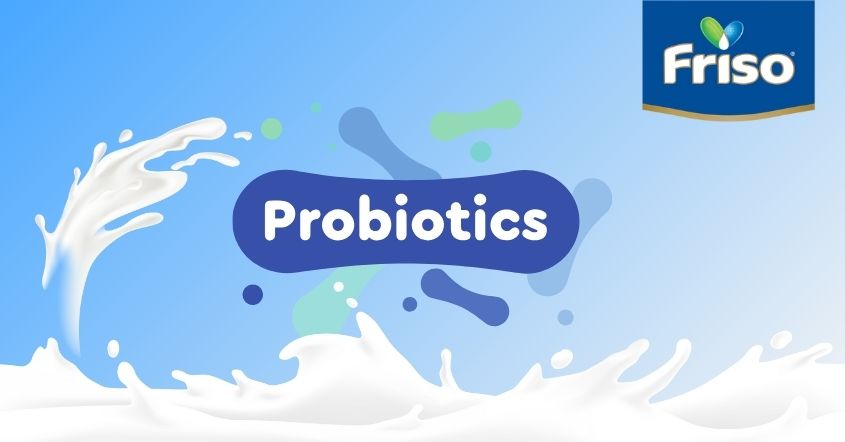 Probiotics giúp cho đường ruột bé khỏe mạnh ngăn ngừa táo bón