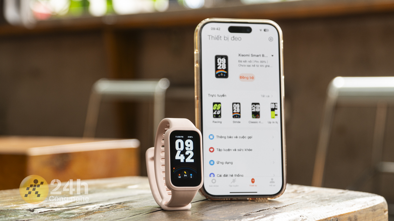 Xiaomi Smart Band 9 Active hỗ trợ ứng dụng thứ ba mang tên Mifitness tương tự các mẫu sản phẩm khác.