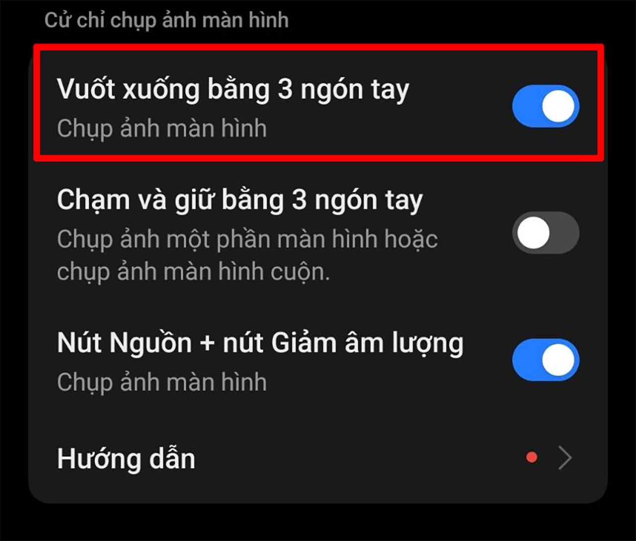 Cách chụp màn hình trên realme C75