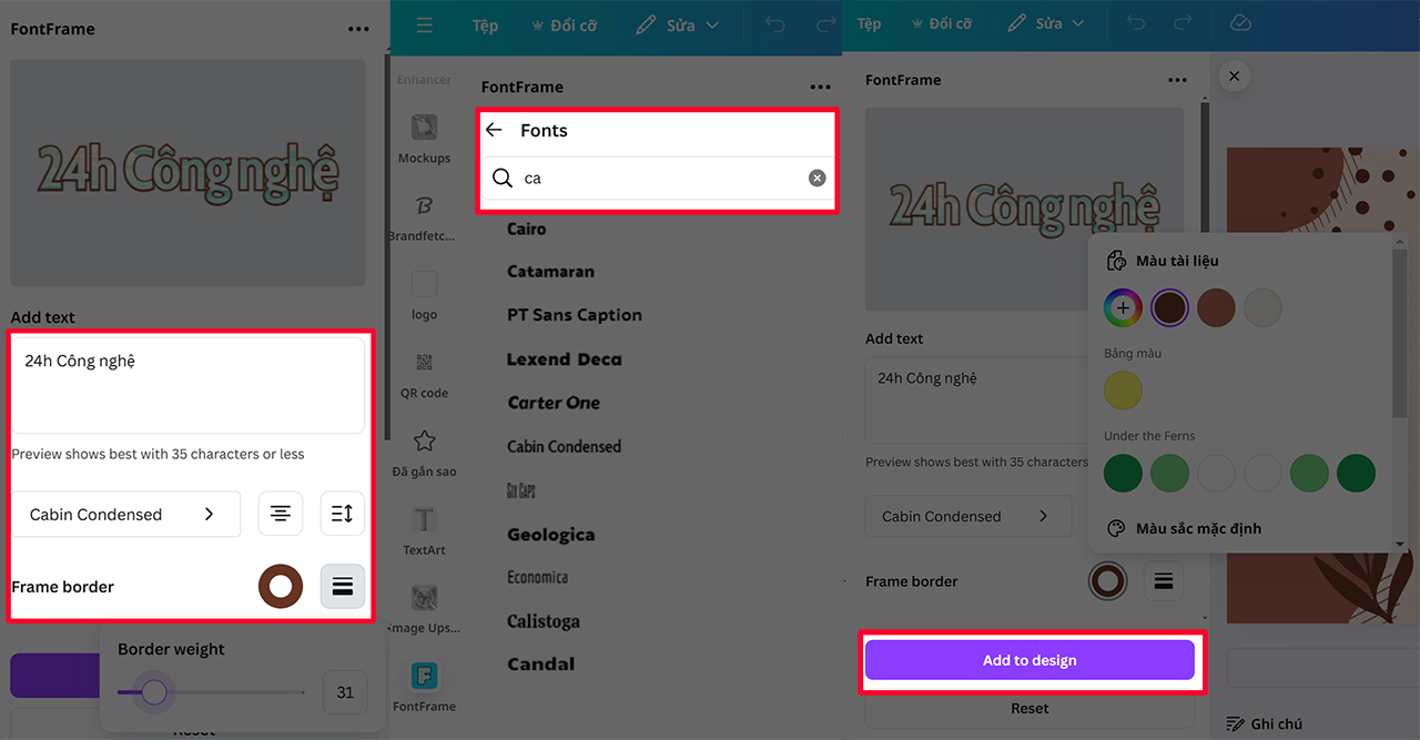 Cách thiết kế ảnh lồng vào chữ trên Canva