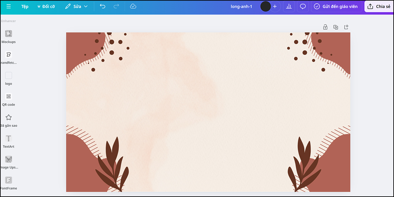 Cách thiết kế ảnh lồng vào chữ trên Canva