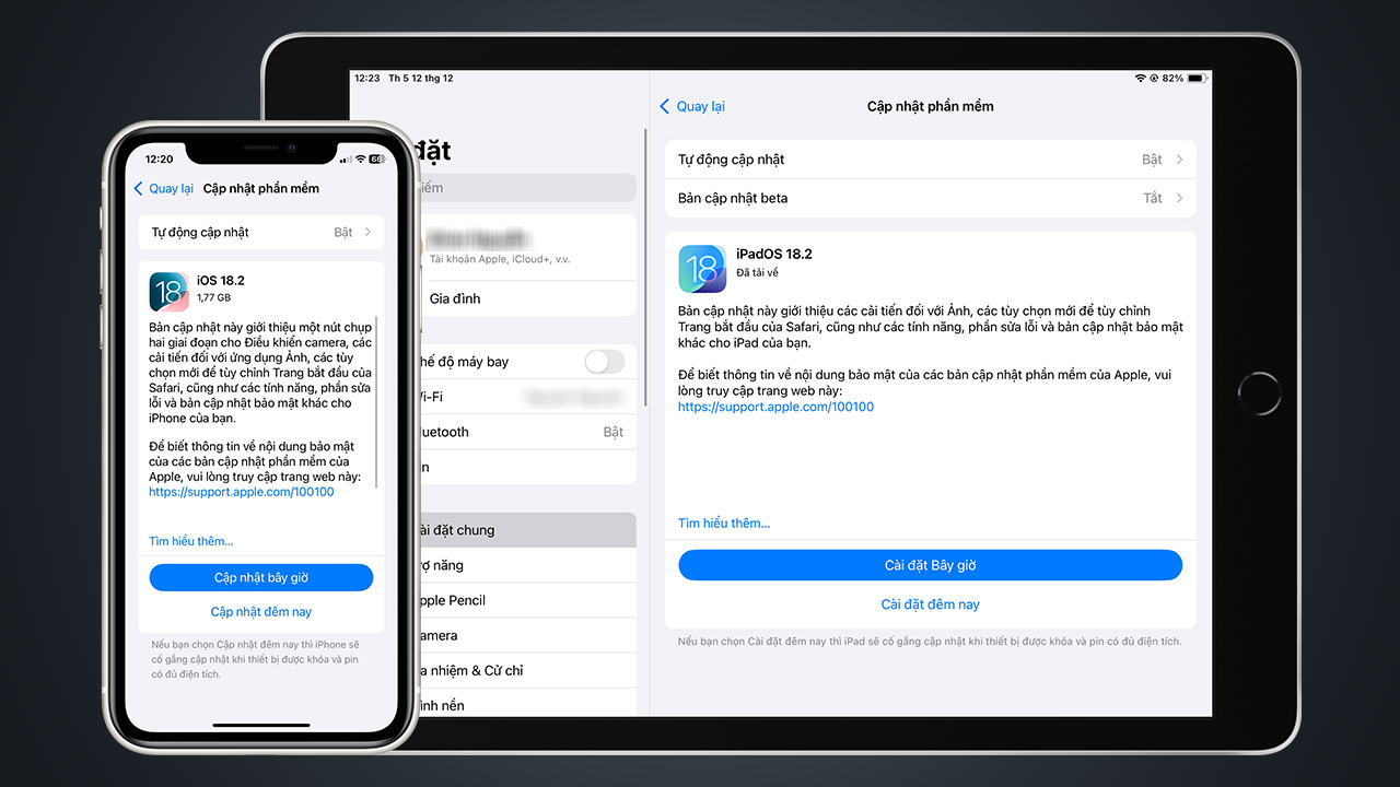 iOS và iPadOS 18.2 hiện đã có thể được tải về trên iPhone và iPad được hỗ trợ