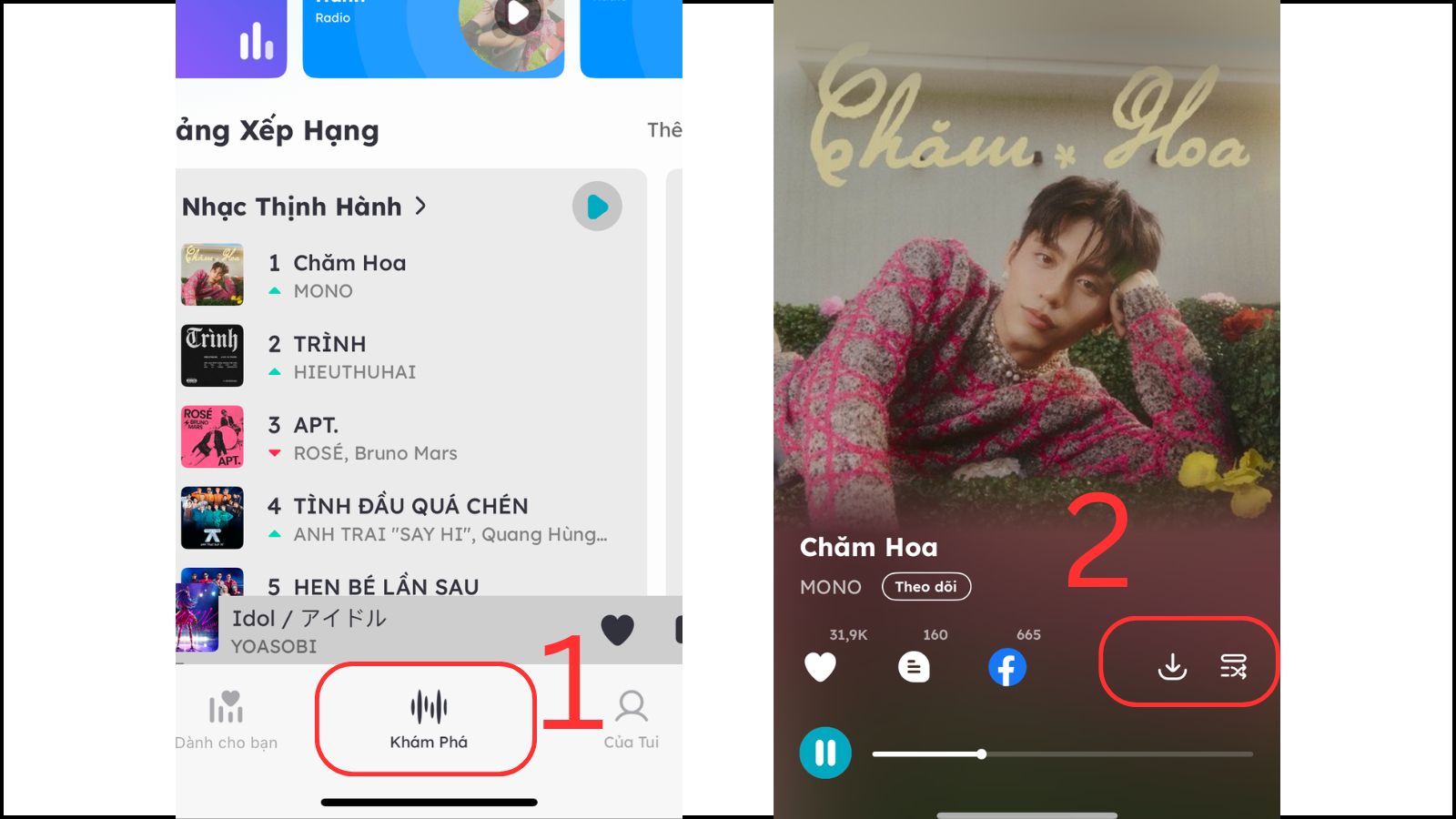 Tải nhạc từ NhacCuaTui miễn phí về điện thoại