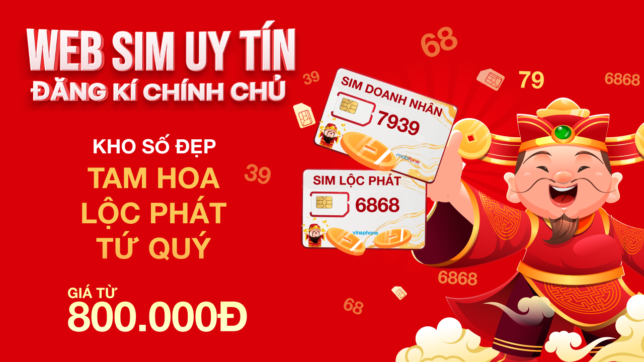 Mua SIM lộc phát, SIM số đẹp cho doanh nhân đến ngay Thế Giới Di Động, giá chỉ từ 800K