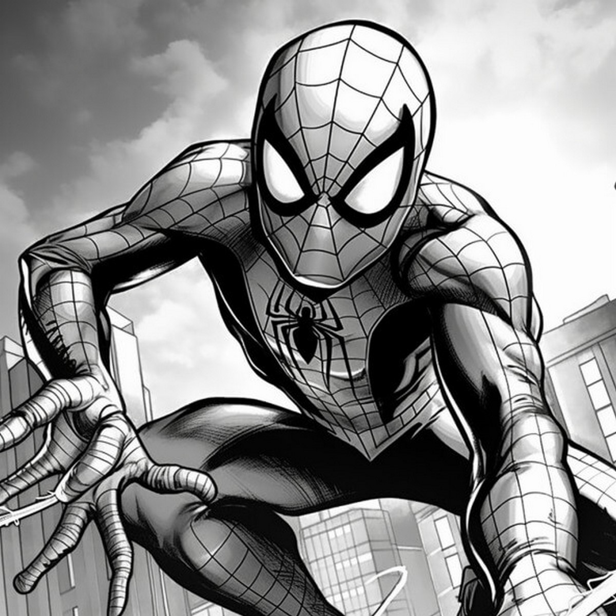 Tranh tô màu siêu nhân