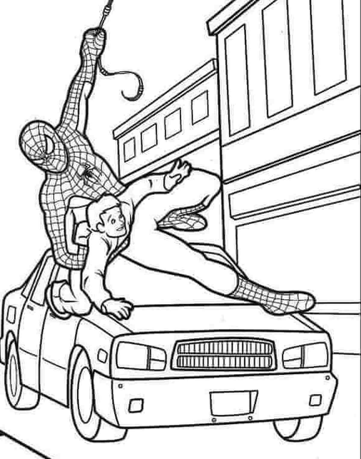 Tranh tô màu siêu nhân