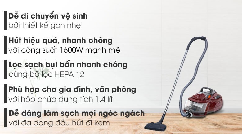 Máy hút bụi dạng hộp Electrolux ZSP4303AF đang kinh doanh tại Điện máy XANH với mức giá 3.190.000đ (cập nhật tháng 12/2024)