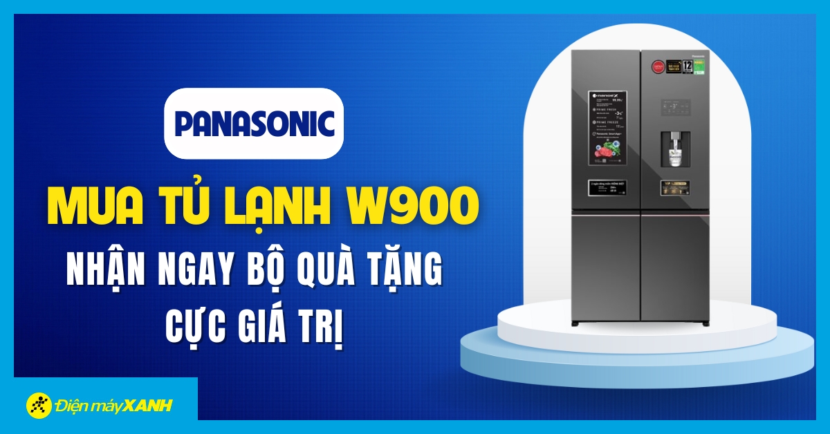 Nâng Cấp Không Gian Bếp Cùng Tủ Lạnh Panasonic W900 Và Bộ Quà Tặng Siêu Hấp Dẫn