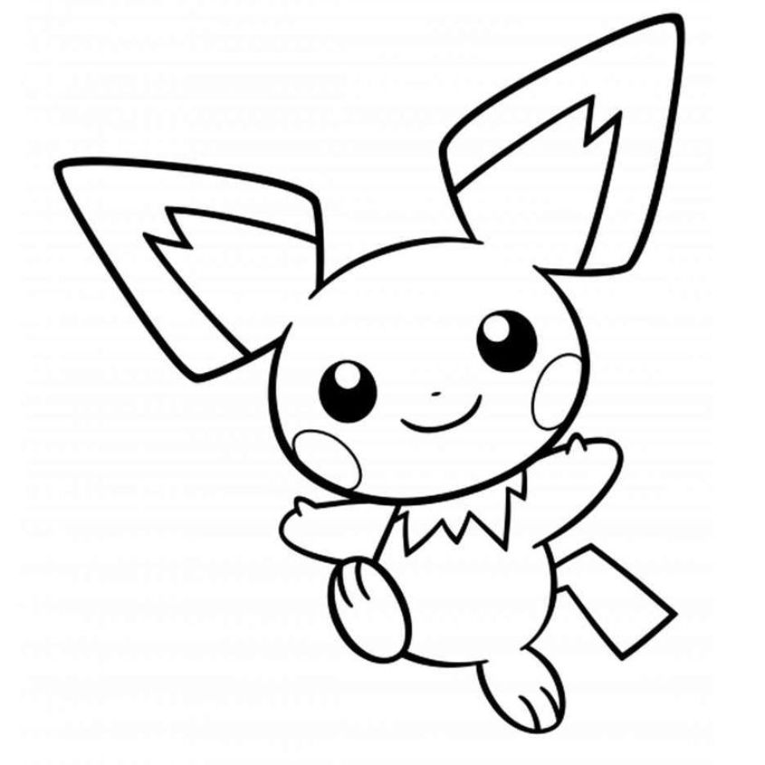 Tranh tô màu Pokemon đơn giản số 23