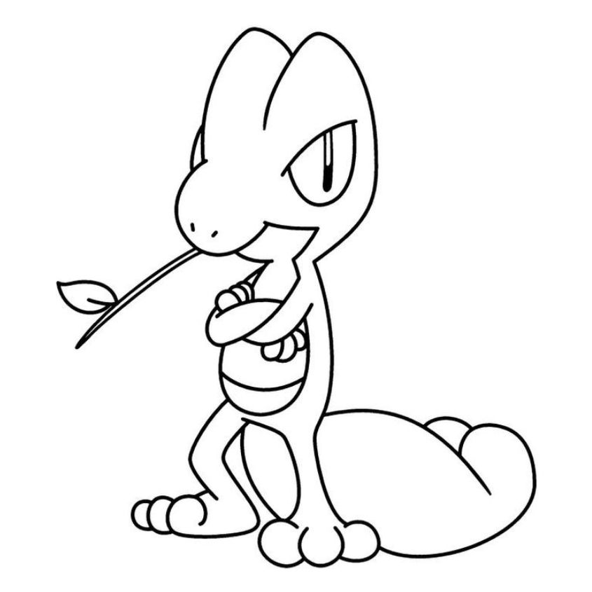 Tranh tô màu Pokemon đơn giản số 24