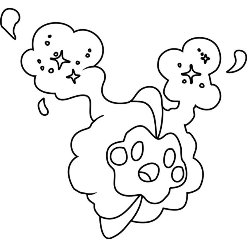 Tranh tô màu pokemon huyền thoại số 6