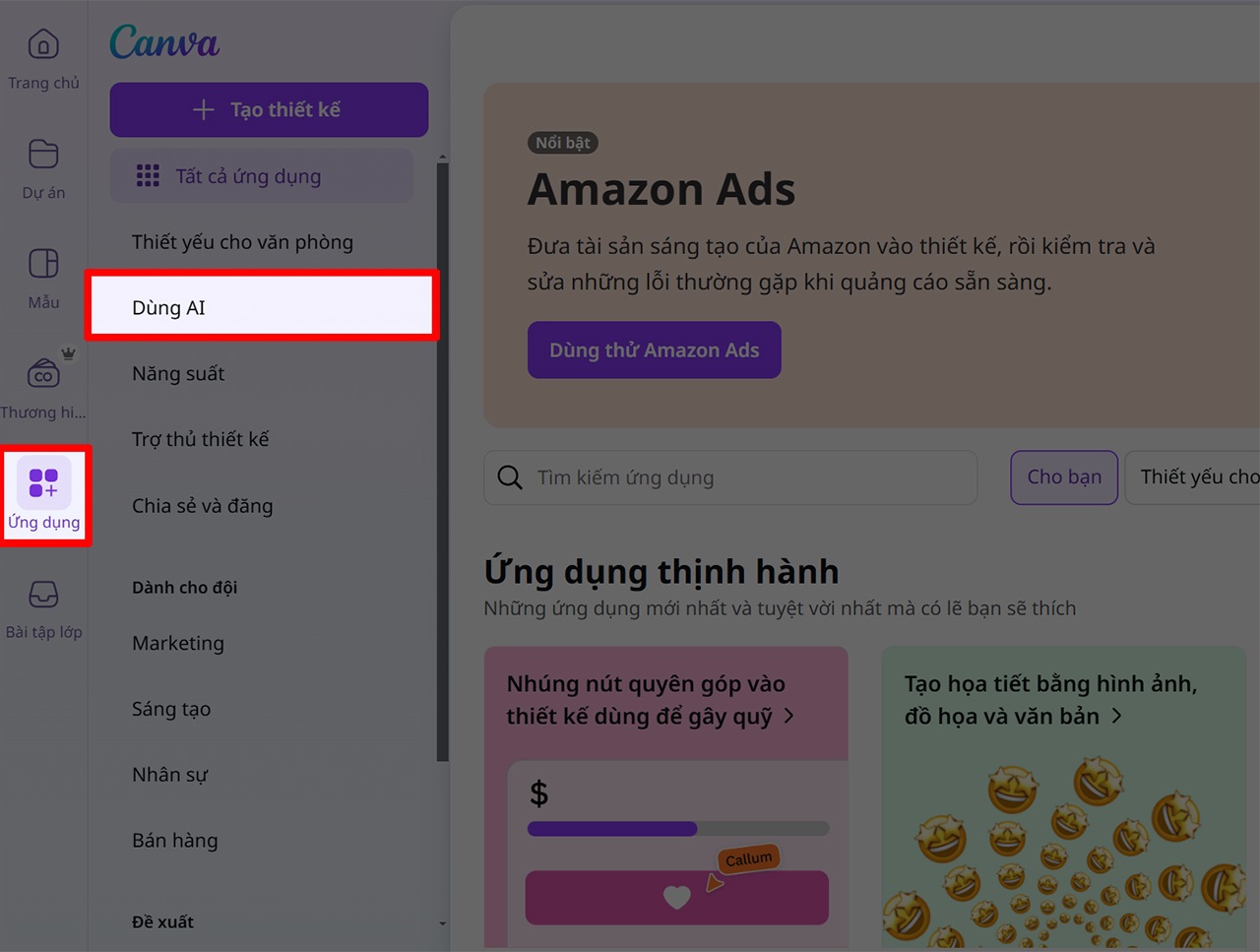 Cách sử dụng Canva AI