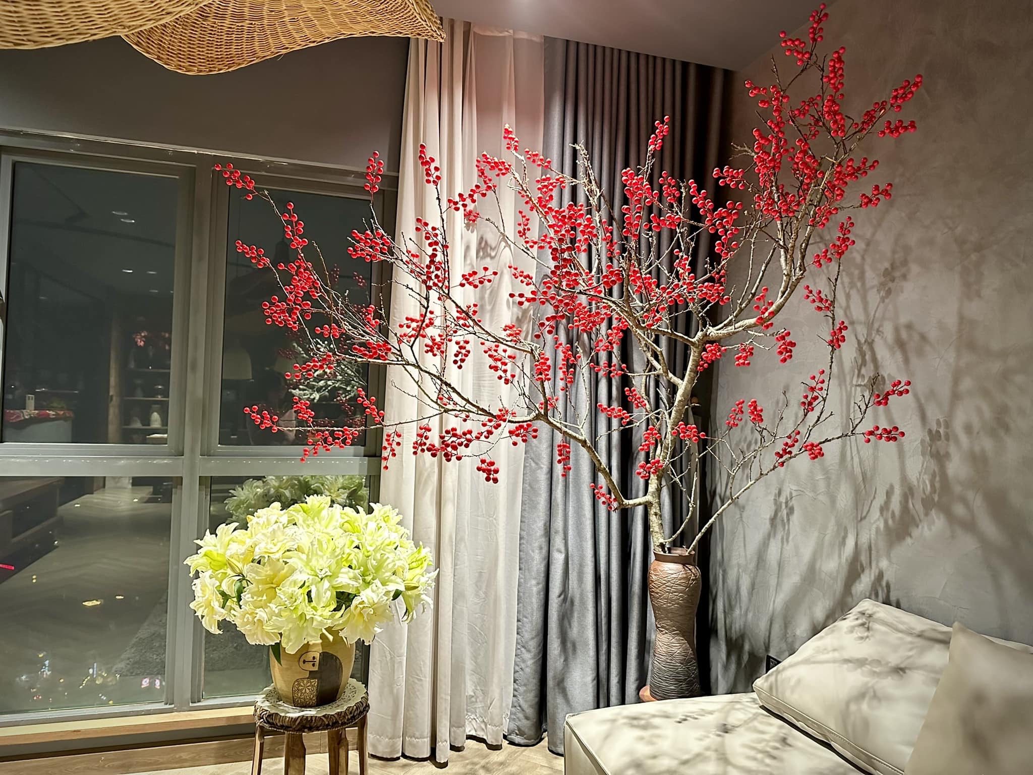 Đào đông mang ý nghĩa cho sự may mắn và thịnh vượng