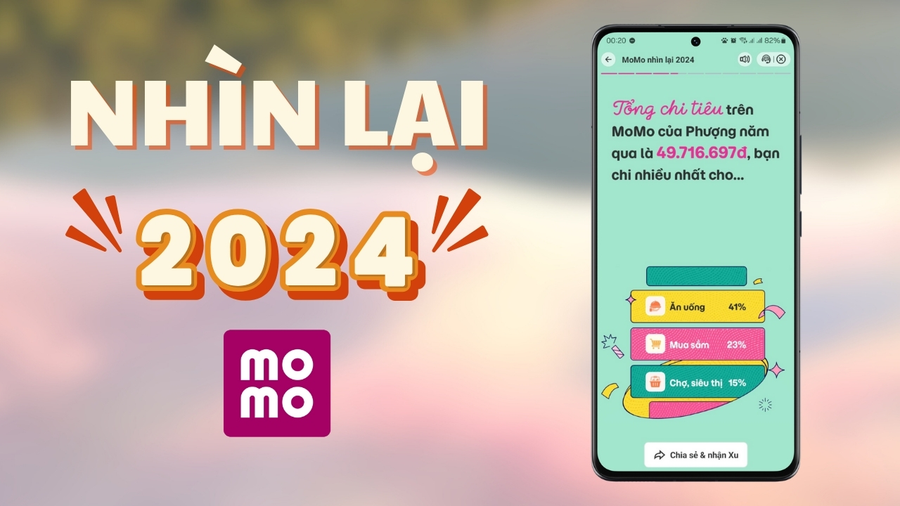 Cách xem nhìn lại 2024 trên MoMo