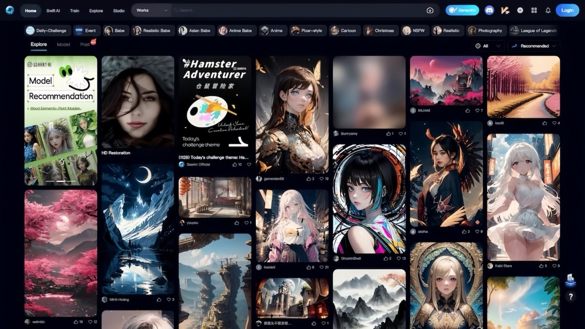 Các tính năng nổi bật của SeaArt AI