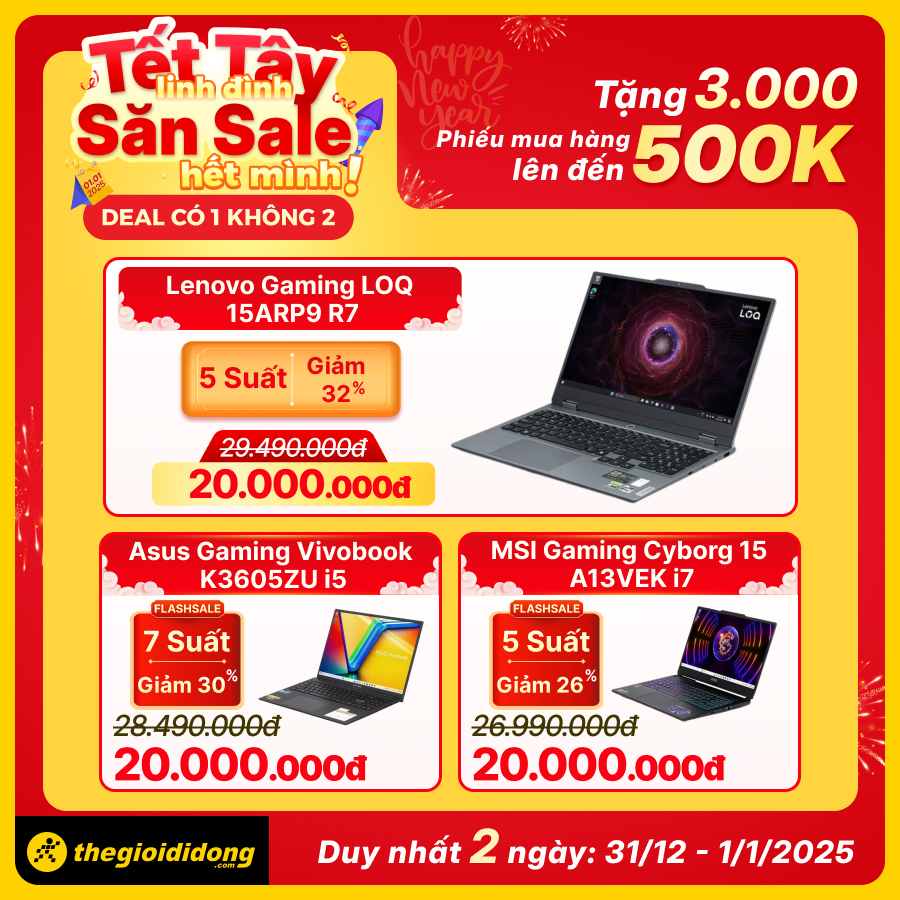 2. Laptop Gaming RTX 40 series đồng giá 20.000.000đ: