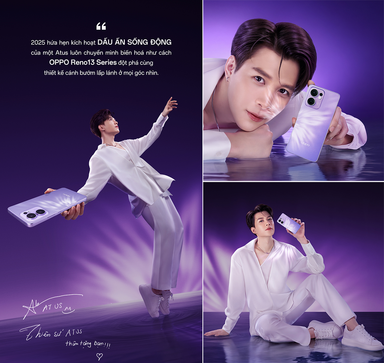 Anh trai Atus đầy năng động và cá tính cùng với OPPO Reno13 Series Anh trai Atus đầy năng động và cá tính cùng với OPPO Reno13 Series