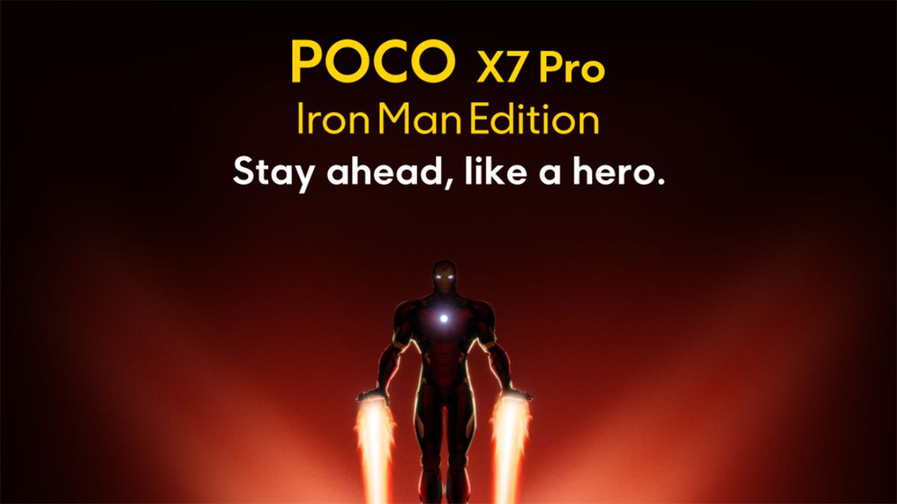 POCO X7 Pro Iron Man Edition sẽ được ra mắt thị trường quốc tế