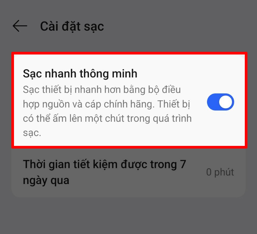 Cách bật sạc nhanh trên OPPO Reno13