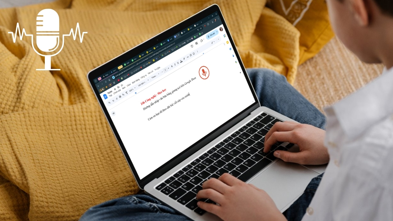 Cách nhập văn bản bằng giọng nói trong Google Docs