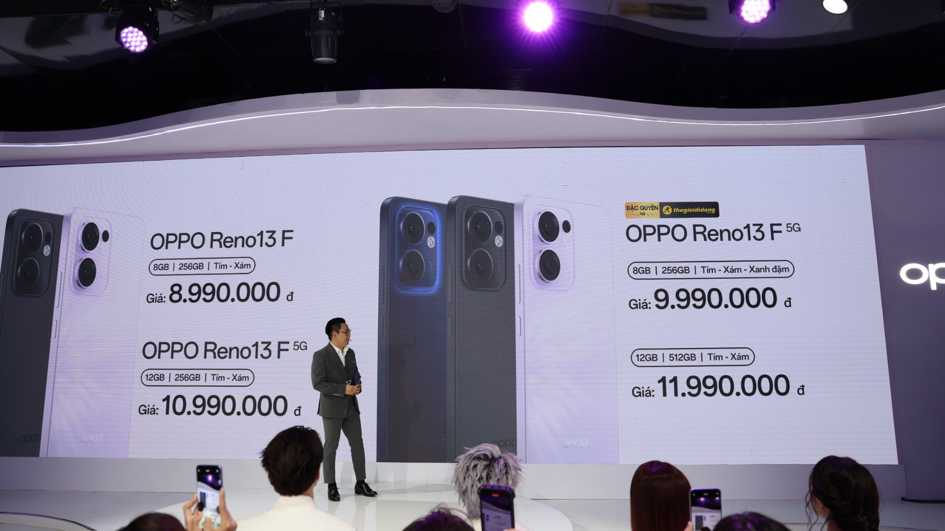 Giá bán chính thức của OPPO Reno13 F tại Việt Nam