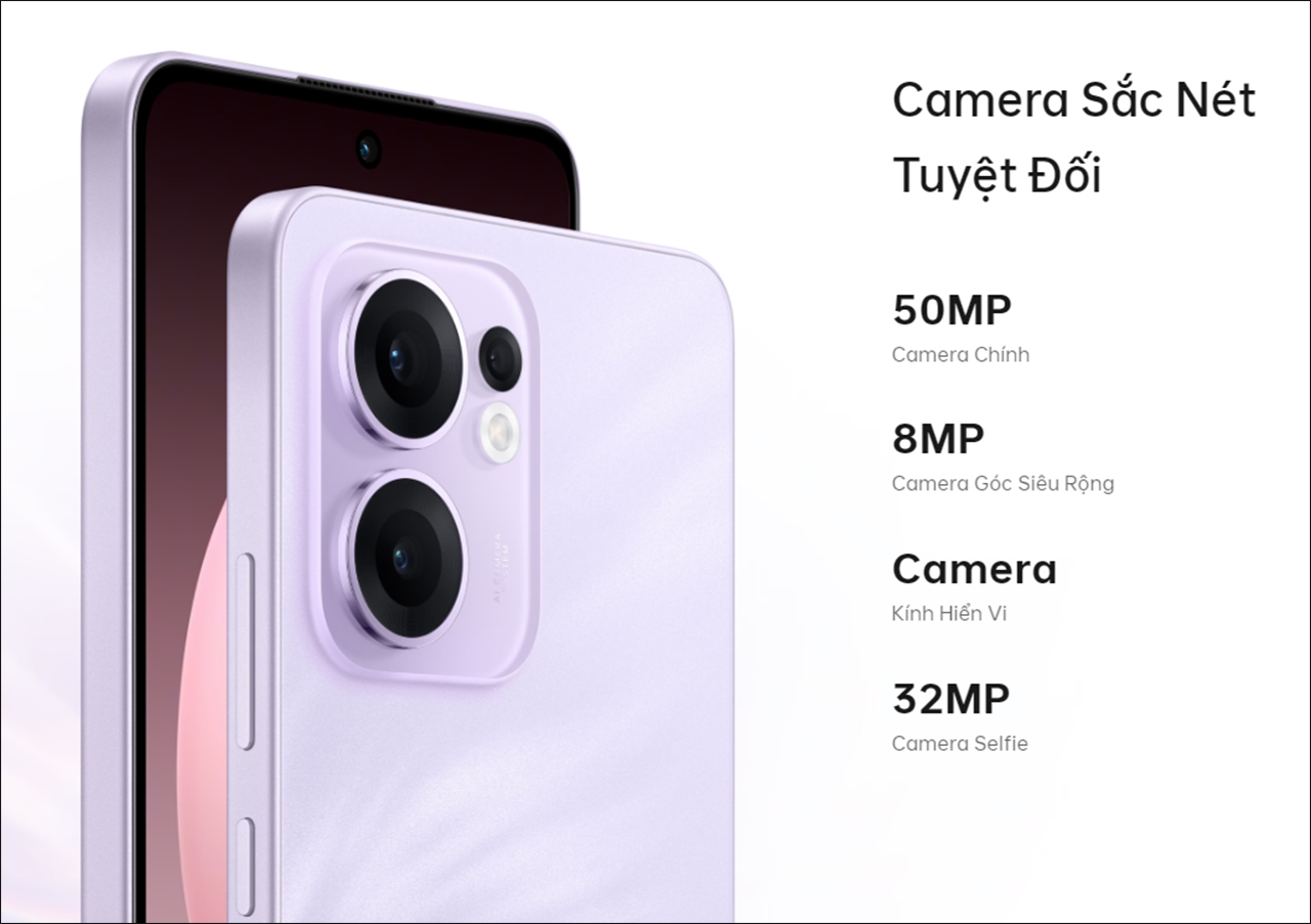 Khả năng chụp ảnh mạnh mẽ trên OPPO Reno13 F và Reno13 F 5G. Khả năng chụp ảnh mạnh mẽ trên OPPO Reno13 F và Reno13 F 5G.