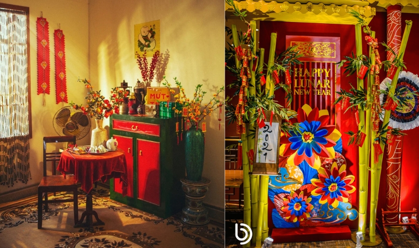 Mẫu trang trí tết truyền thống